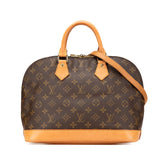 ルイ ヴィトン モノグラム アルマPM ハンドバッグ ショルダーバッグ 2WAY M51130 ブラウン PVC レザー レディース LOUIS VUITTON 【中古】